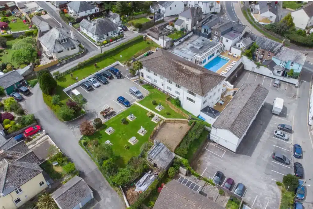 Best Western Fowey Valley Hotel Aerial View