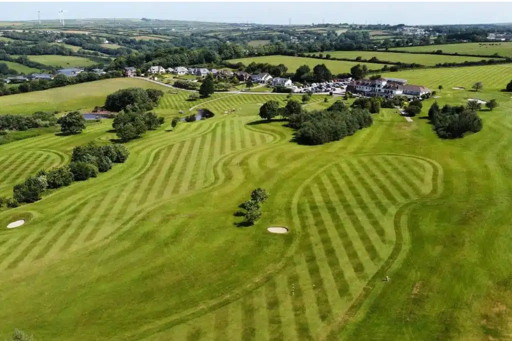 Bowood Park Hotel Golf Course Aerial View