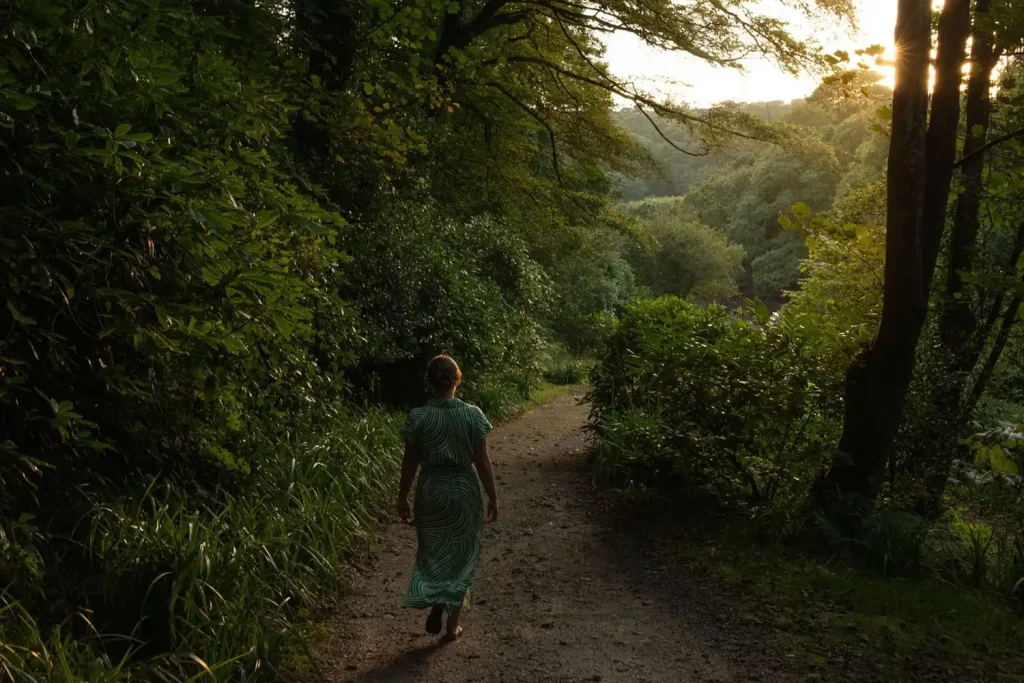 Budock Vean Hotel Garden Nature Path