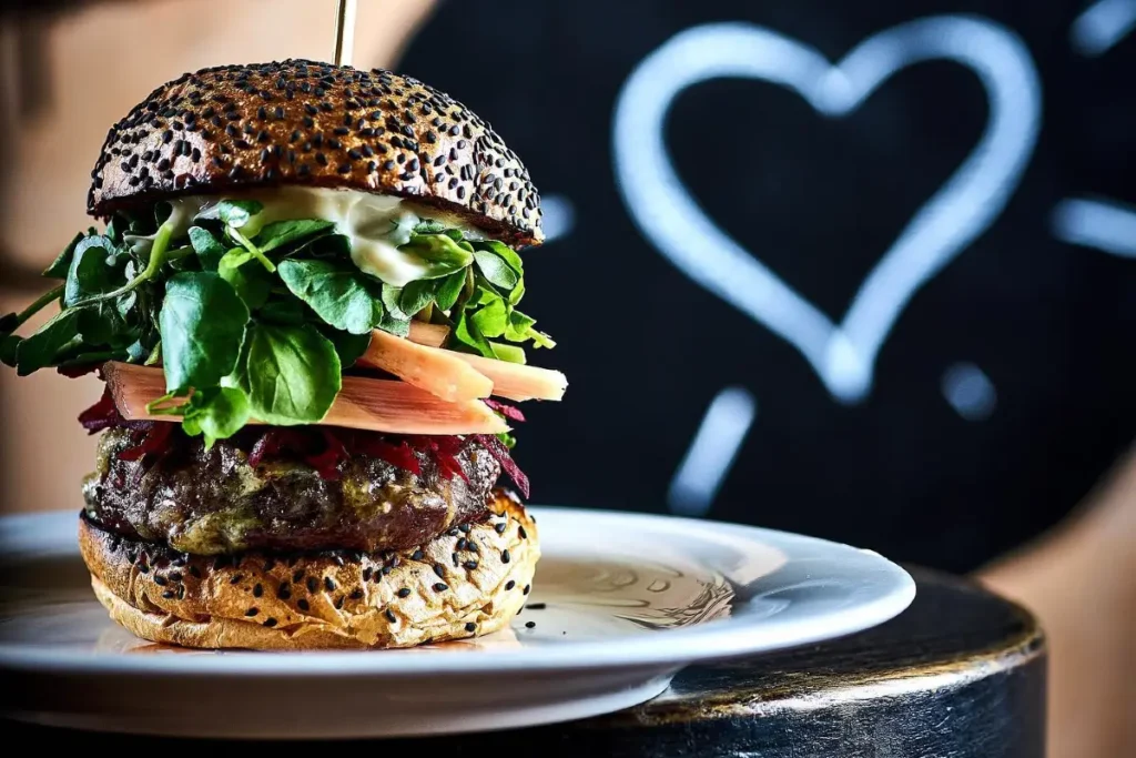 Burger at Blas Burgerworks, St Ives