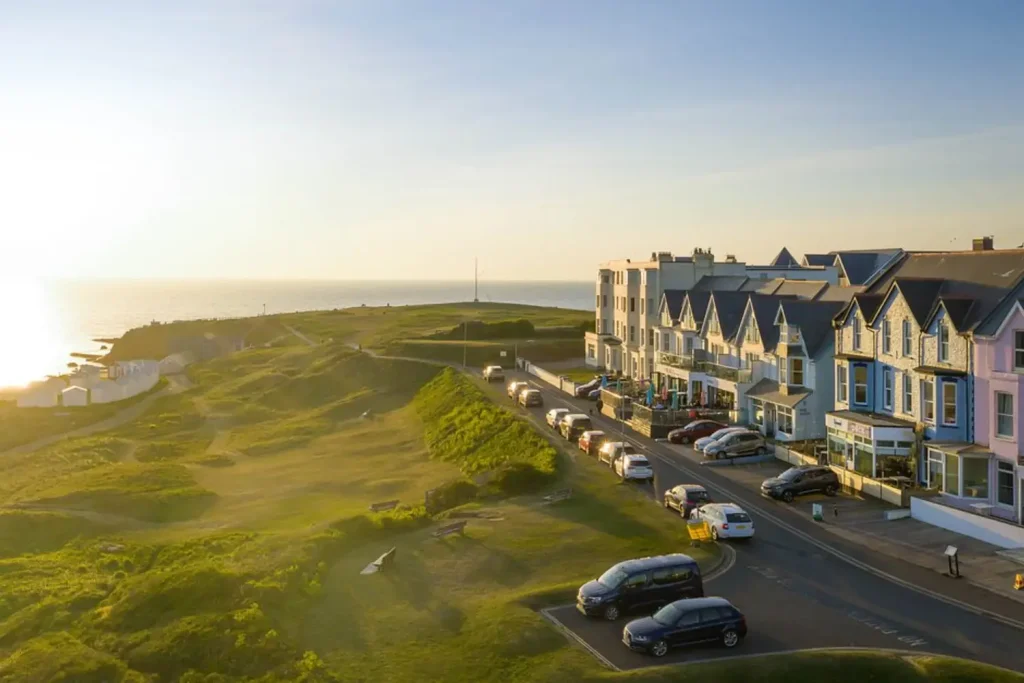 Edgcumbe Hotel Aerial View