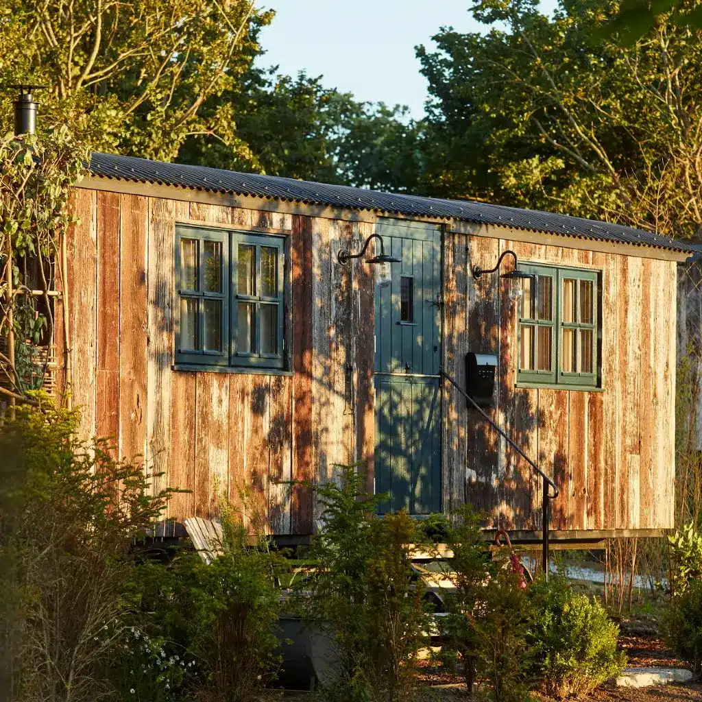 Luxury shepherds hut in Cornwall