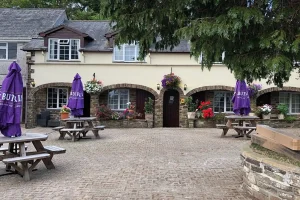 The Crooked Inn Front and Seating Area