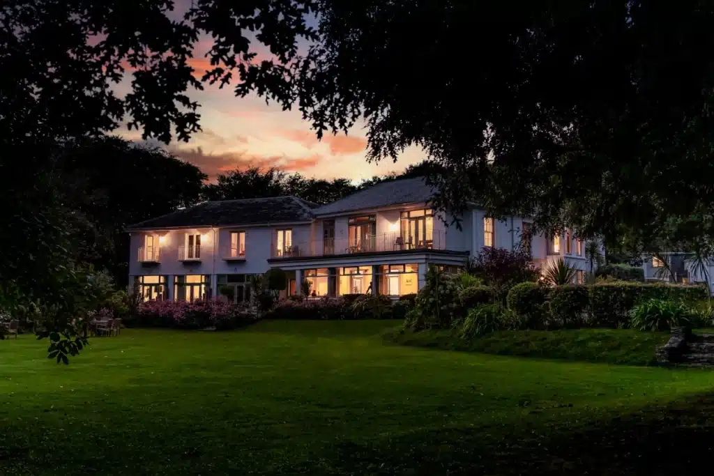 The Rosevine Exterior at Night