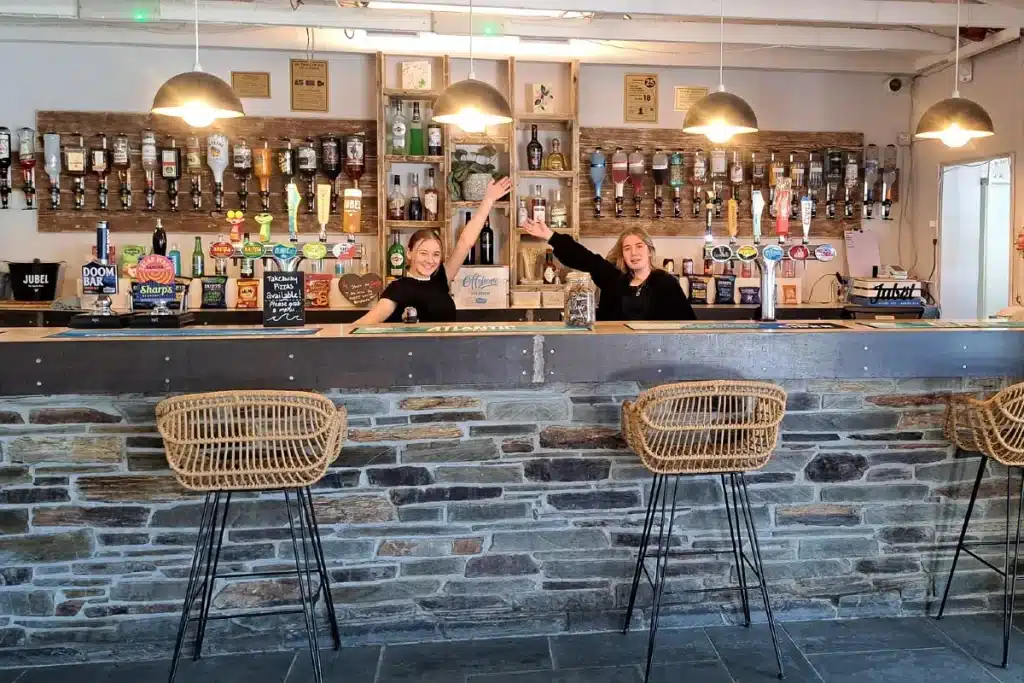 The Welloe beach bar in Praa Sands
