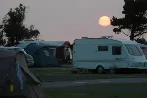 Atlantic Bays Holiday Park Campsite with Tents and Caravans