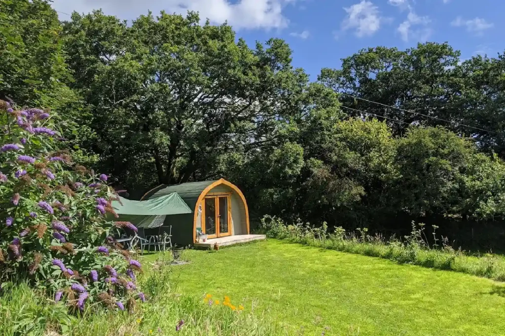 Bodmin Moor Camping Escape Pod Exterior
