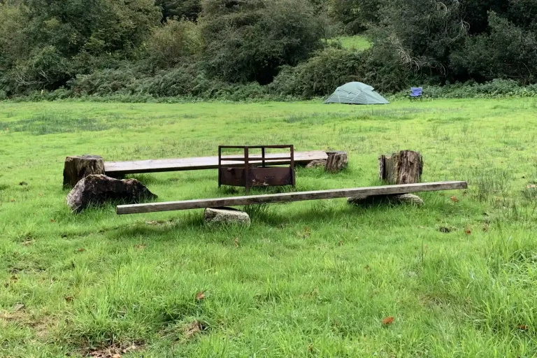 Bodmin Moor Camping Lower Field Area and Firepit.webp