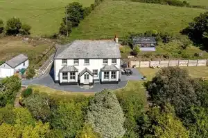 Boscastle Self Catering Aerial View
