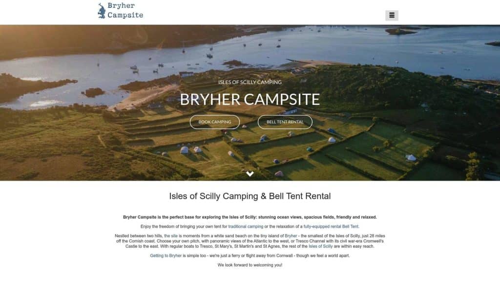 Bryher Campsite