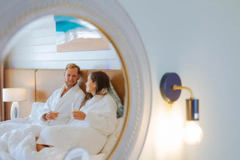 Couple Relaxing at the Esplanade Hotel Newquay.webp