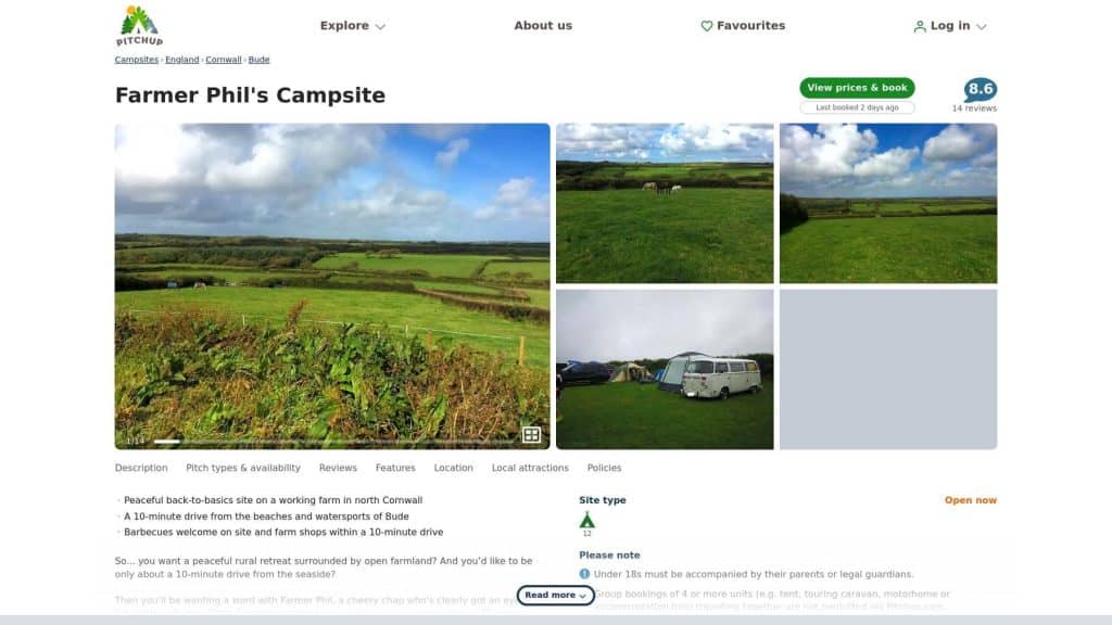 Farmer Phil's Campsite