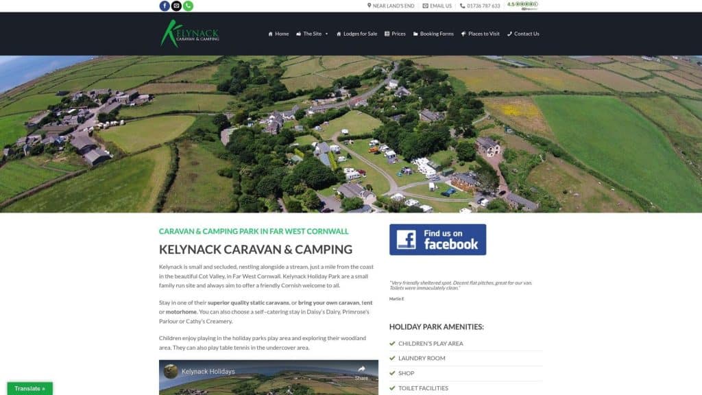 Kelynack Caravan and Camping Holidays