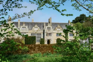 National Trust Trerice Exterior Aerial View