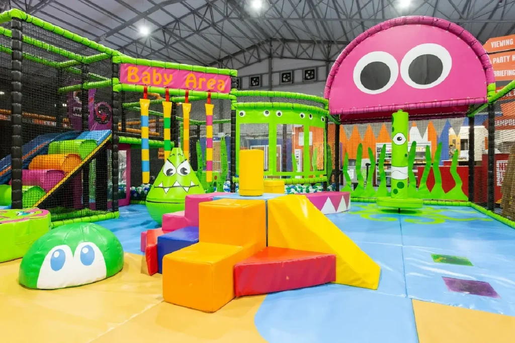 Newquay Trampoline and Play Park Kids Area