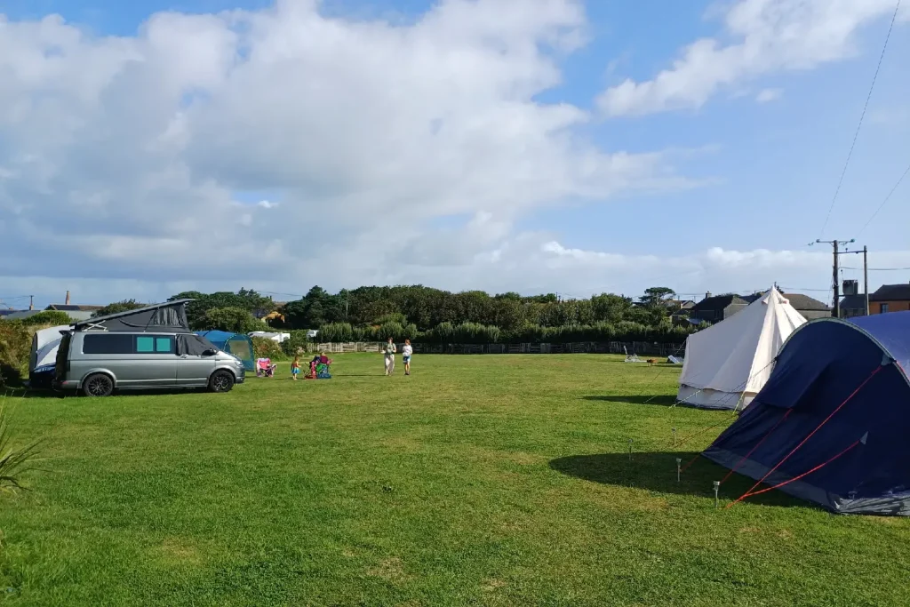 Parknoweth Farm Camping Grass Pitch 1