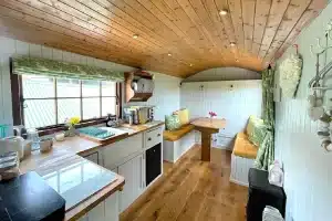 Pattacott Farm Shepherd's Hut Interior