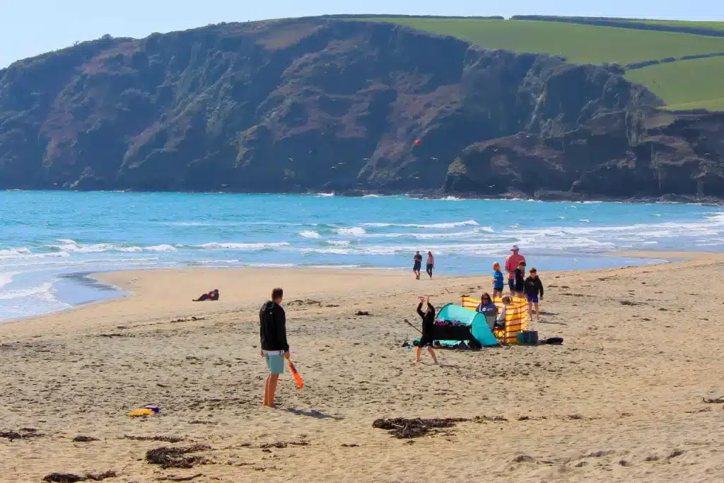 Pentewan Sands Holiday Park Private Beach