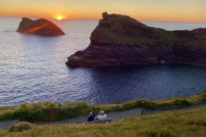 Polrunny Farm Holiday Cottages Boscastle Sunset View