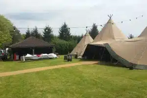 Sconner Down Campsite Tipis