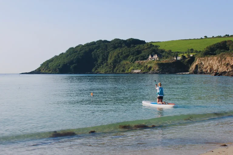 St Michaels Resort Guest Paddleboarding.webp