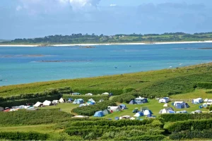 St. Martins Campsite Aerial View