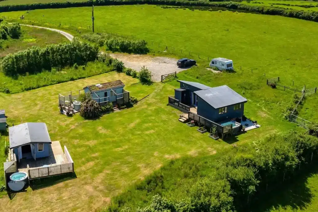 Tamarisk Cornish Holidays Campsite Aerial View