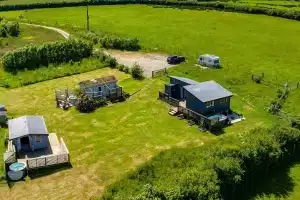 Tamarisk Cornish Holidays Campsite Aerial View