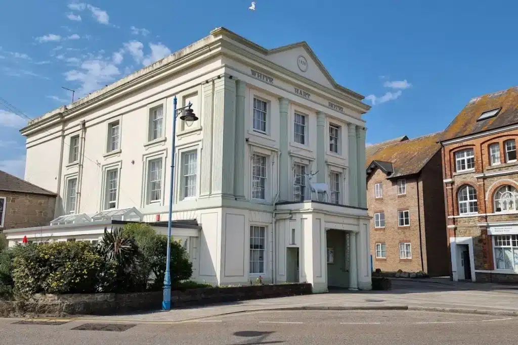 The White Hart Hotel Historical Exterior.webp