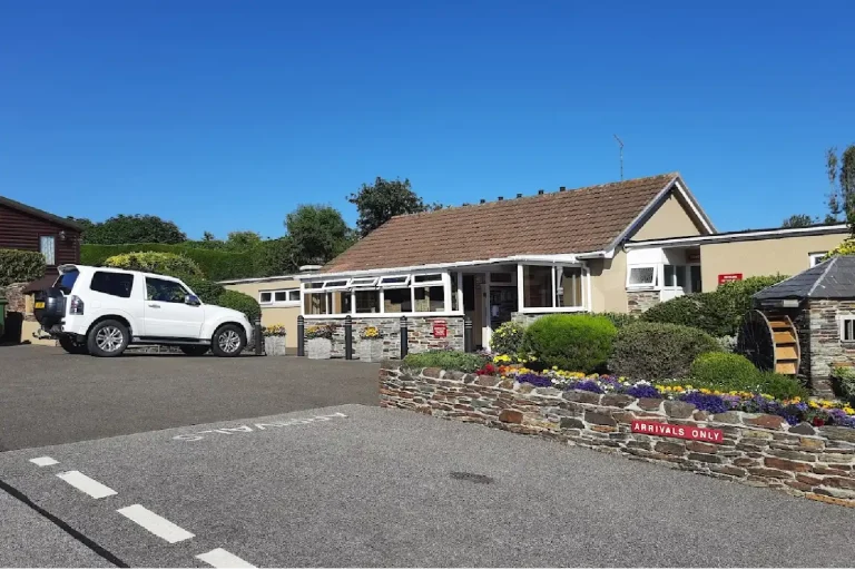 Trethem Mill Touring Park Entrance and Parking Area.webp