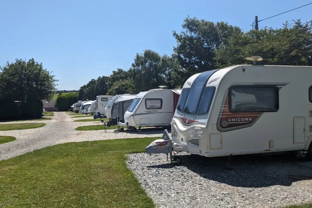 Trethiggey Holiday Park Hardstanding Pitch