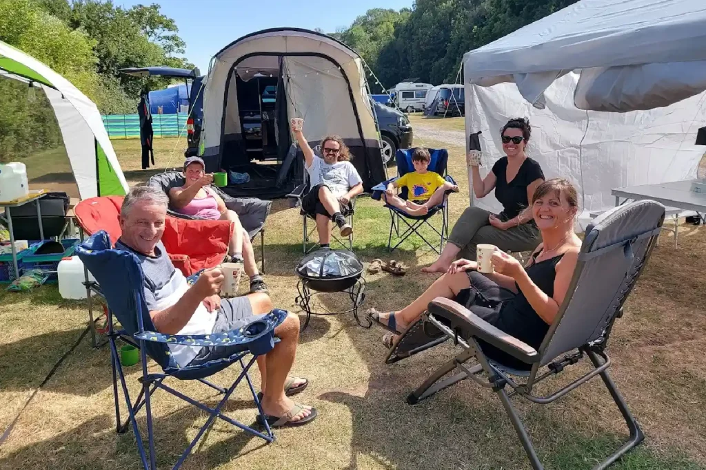 Valley Caravan Park Grass Pitch Camping Grounds