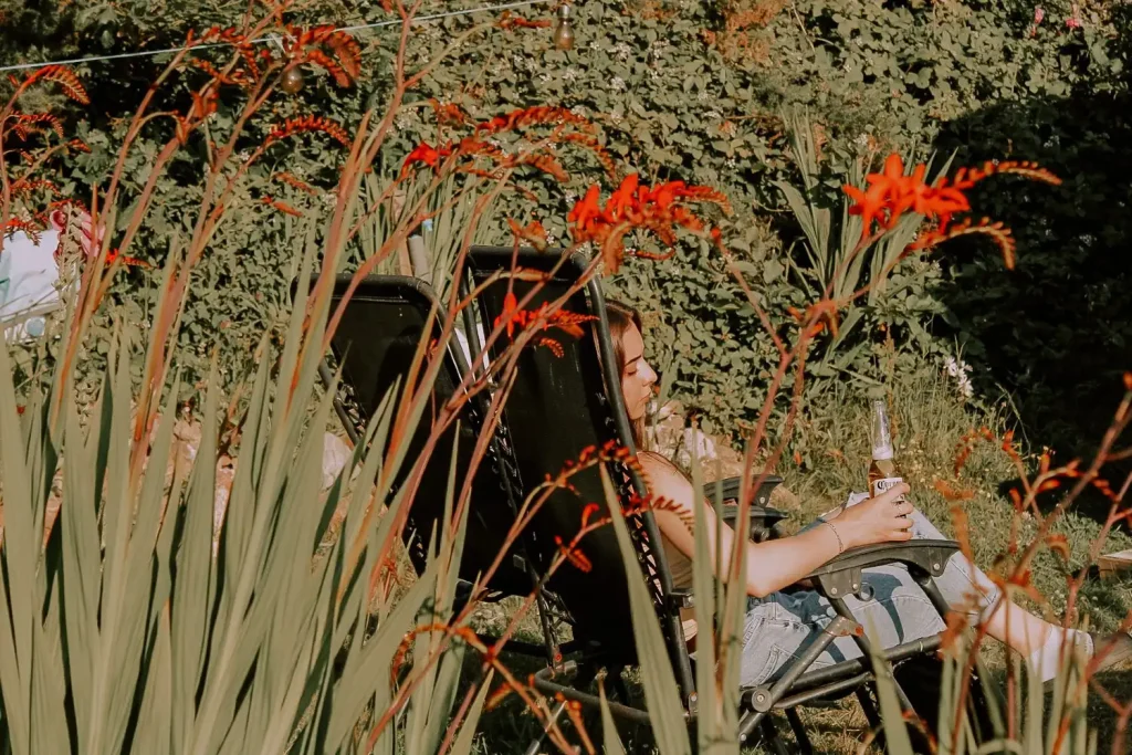 Wheal Busy Holidays Guest Lounging by the Tinner