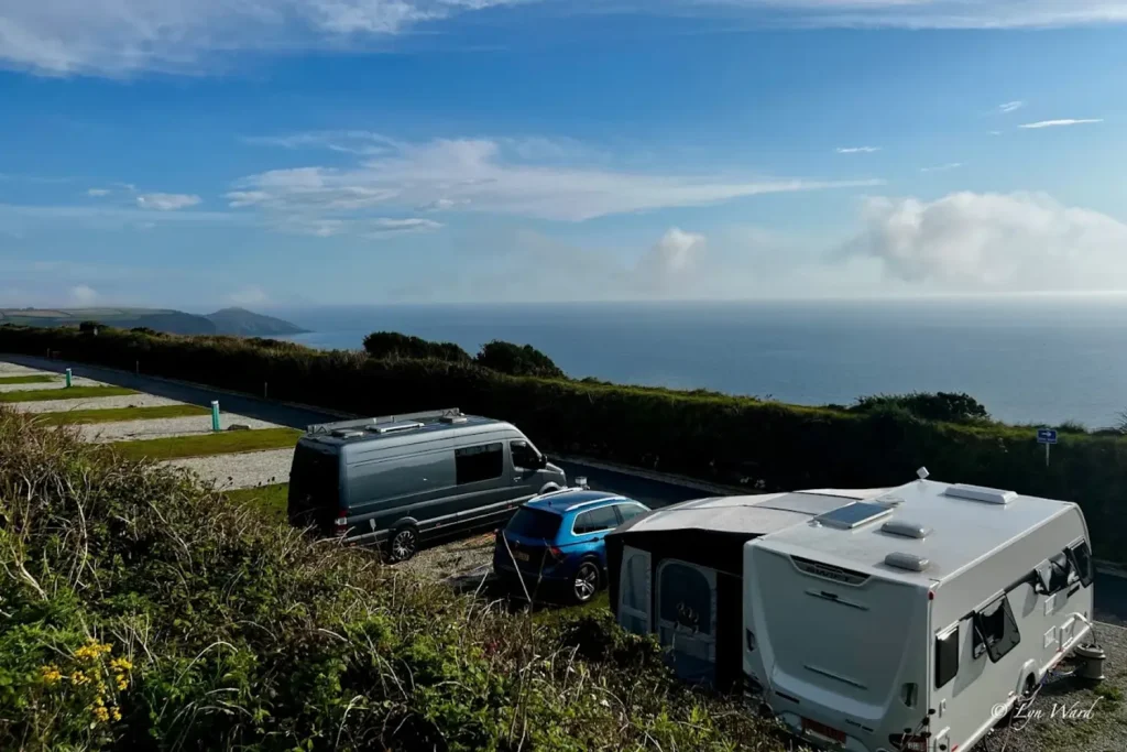 Whitsand Bay Fort Hardstanding Pitches with a View