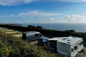 Whitsand Bay Fort Hardstanding Pitches with a View