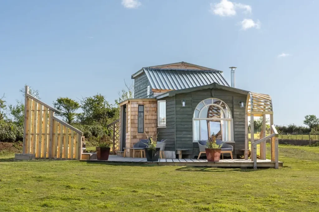 Woodstock Glamping Cornwall Luxury Shepherd's Hut