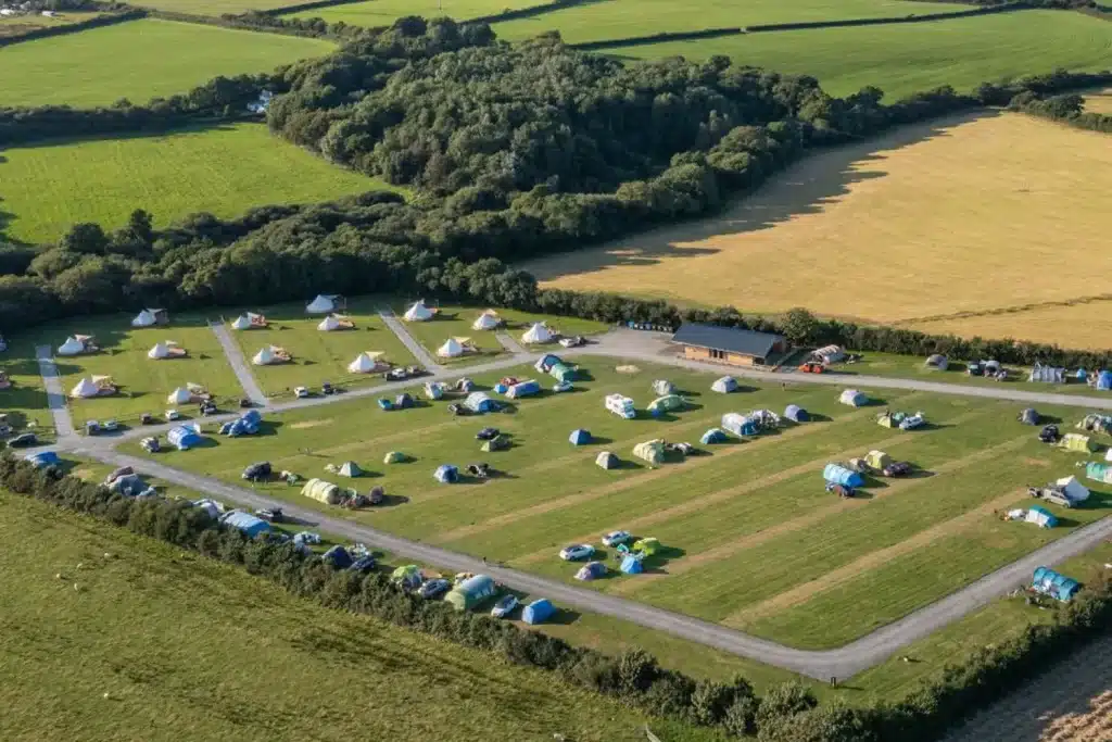 Wylde Valley Camping Aerial View