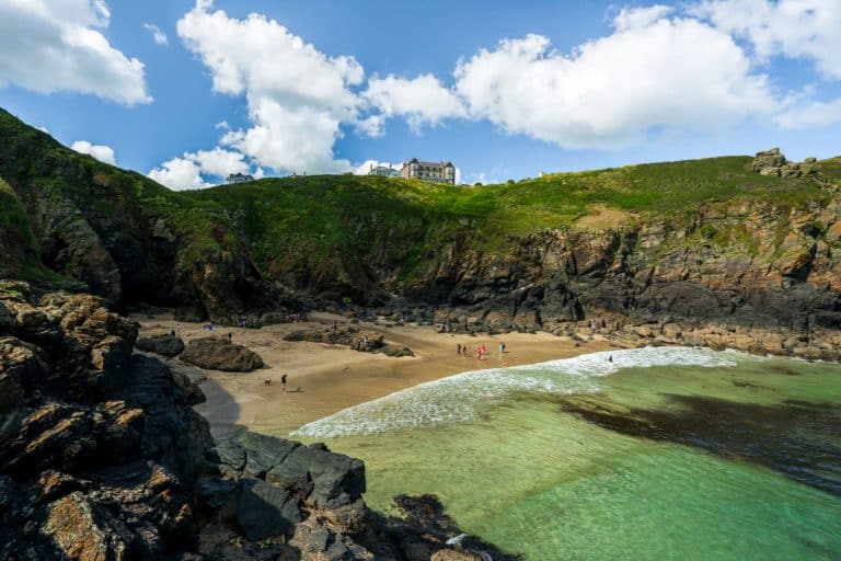 Housel Bay Beach in Cornwall