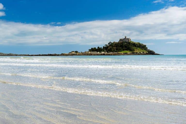 Marazion Beach Lokking Over to St Michael's Mount 2