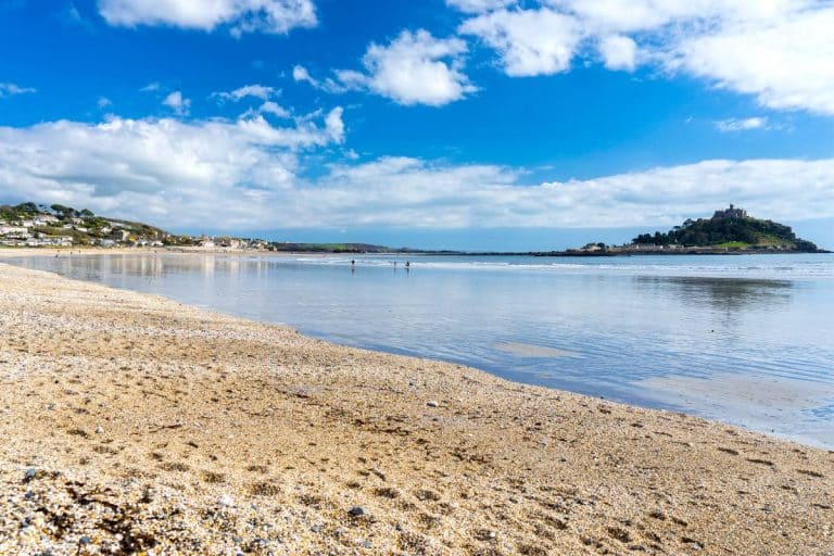 Marazion Beach Looking Over to St Michael's Mount