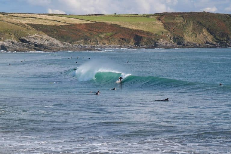 Perranuthnoe Beach Surfing by Elliot Walker