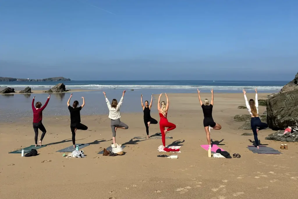Shine Yoga Beach Yoga Group Class