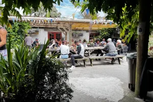 Roskilly's Outdoor Seating Area