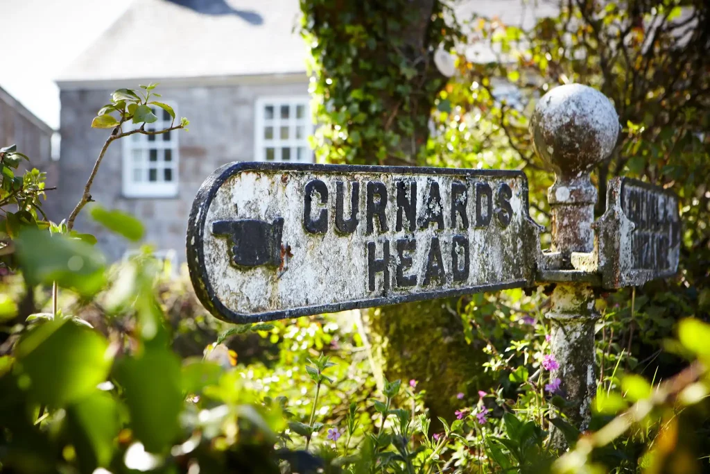 The Gurnard's Head Road Sign