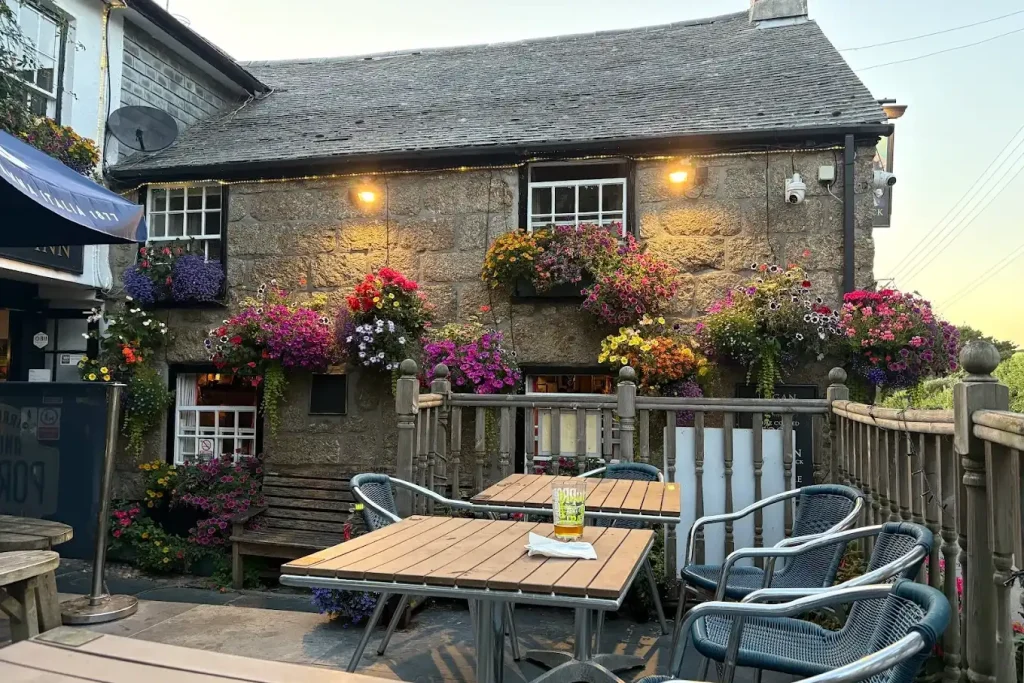 The Logan Rock Inn Outdoor Seating