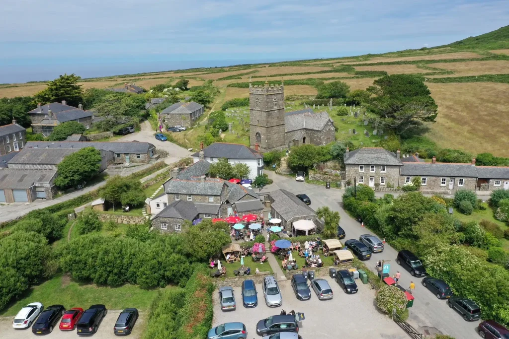 The Tinners Arms Aerial View