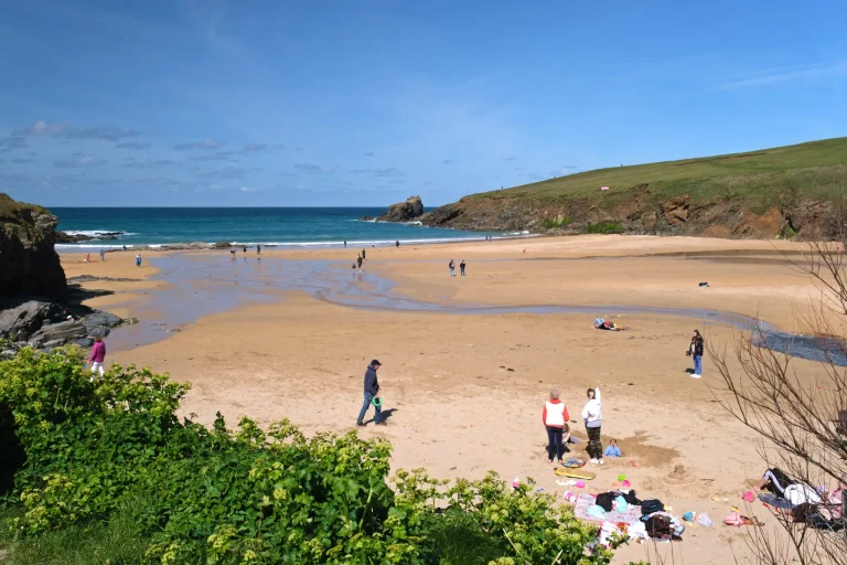 Trevone Bay in Cornwall