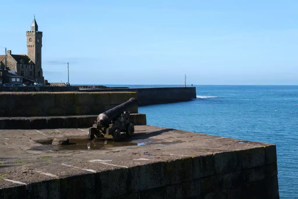 Canon, Tower and Harbour at Porthleven by Elliot Walker