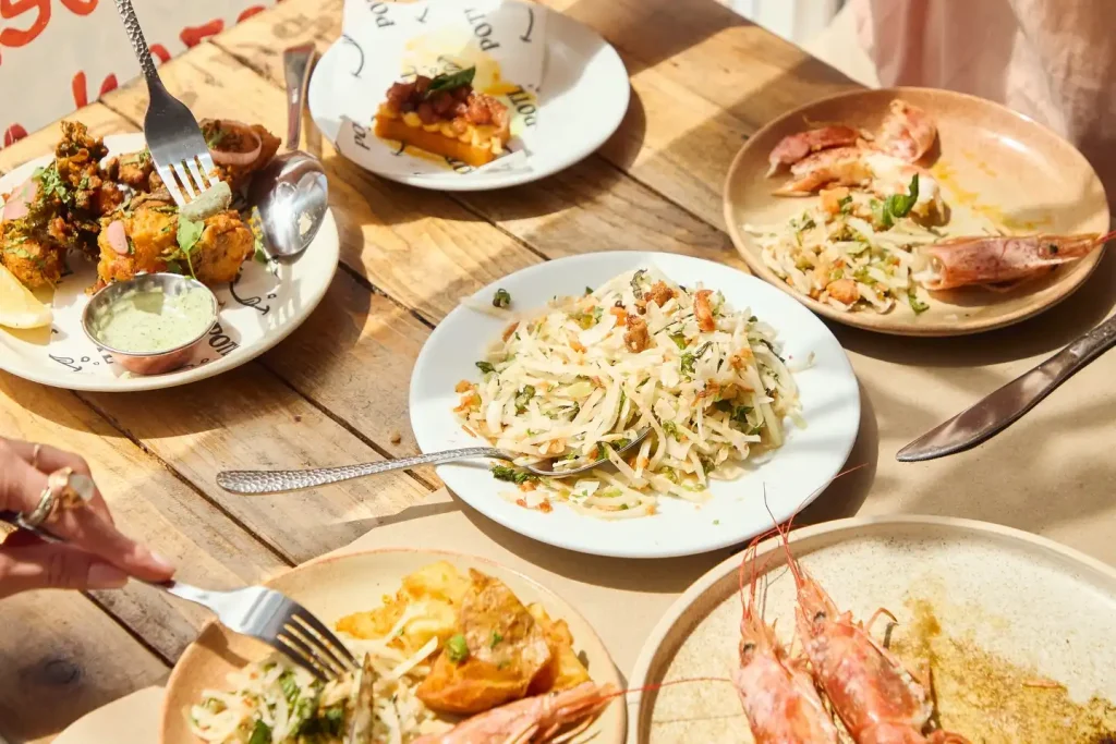 Little Prawn Menu Spread