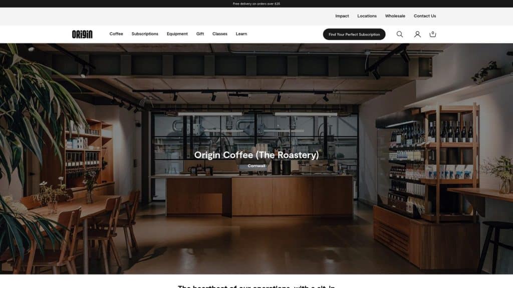 Origin Coffee (The Roastery Café)